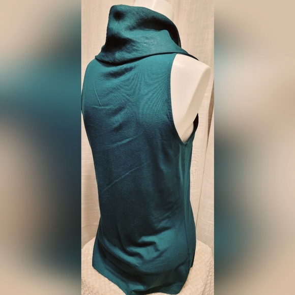 Ann Taylor Sleeveless Cowlneck Shell/Blouse - Picture 5 of 8